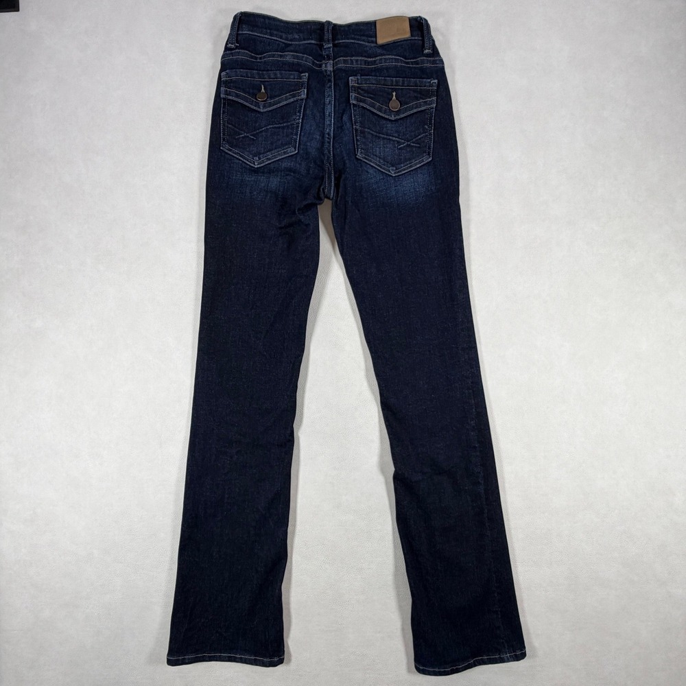 BKE Stella Mid Rise Slim Fit Tailored Bootcut 27x32.5 Womens Jeans Dark Wash - Picture 10 of 13